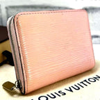 Louis Vuitton Epi Rose Ballerine Zippy Coin Purse