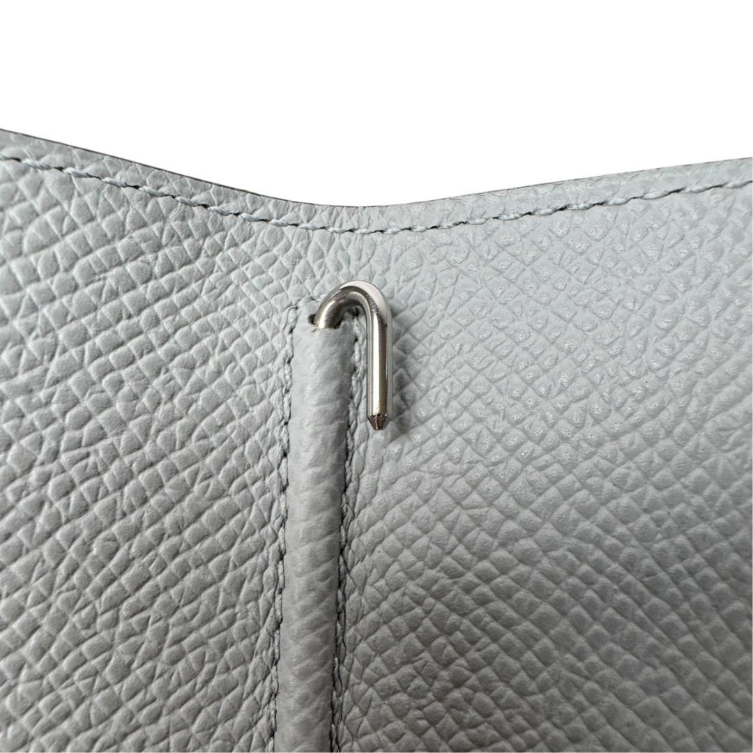 Hermes Agenda GM Notebook Cover Silver Epsom — view 7