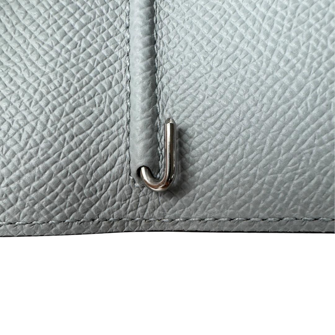 Hermes Agenda GM Notebook Cover Silver Epsom — view 8