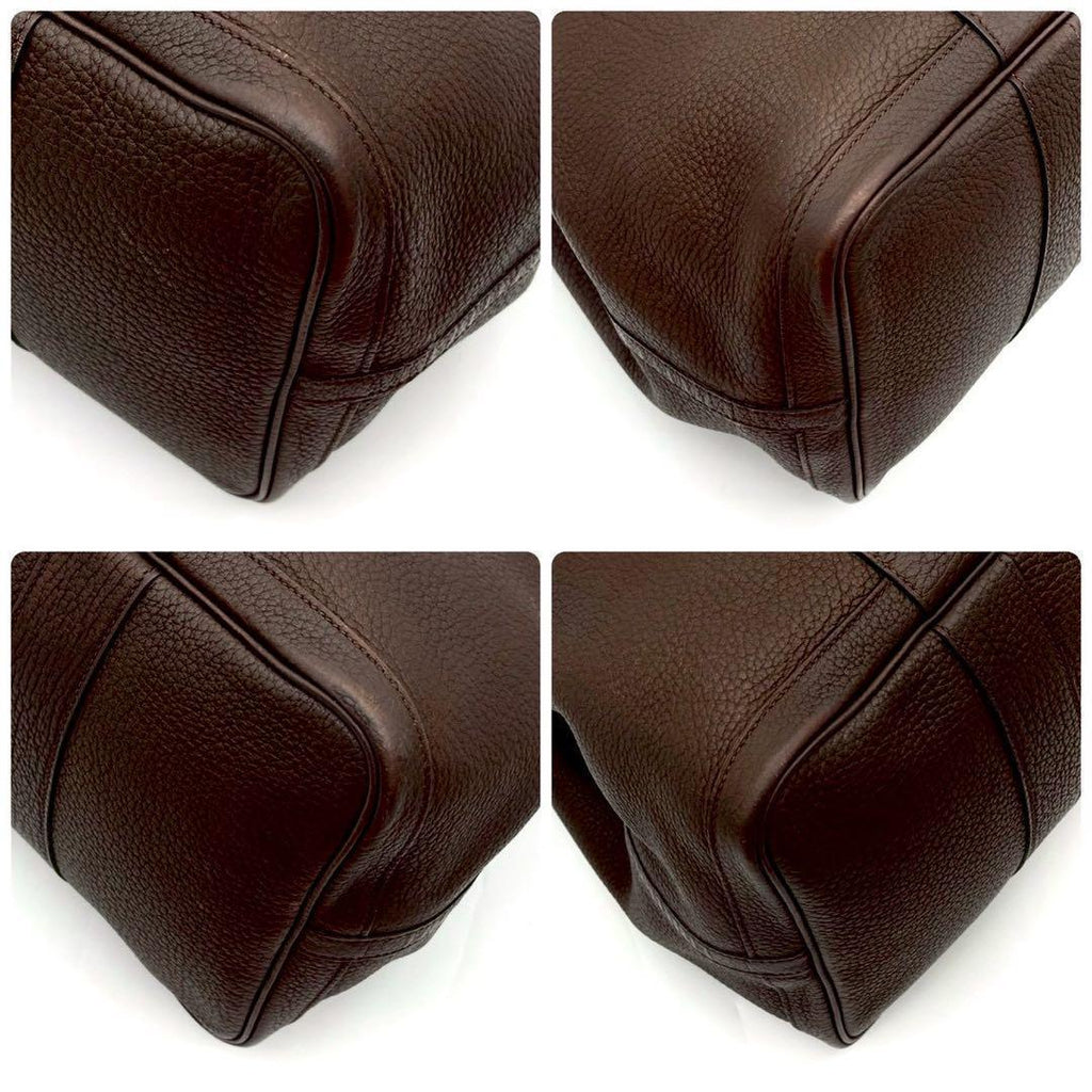 Hermes Garden Party PM Negonda Chocolat Tote Brown — view 8
