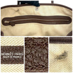 Hermes Garden Party PM Negonda Chocolat Tote Brown — view 9