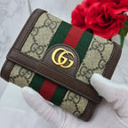 Gucci Fold Wallet Ophidia Sherry Line — view 3
