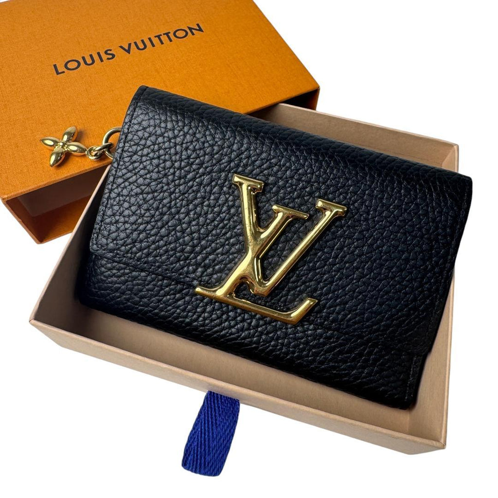 Louis Vuitton Portefeuille Capucines Compact Trifold Wallet