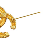 Chanel CC Logo Fringe Brooch — view 4