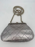 Chanel Choco Bar Kiss Lock Chain Shoulder Bag