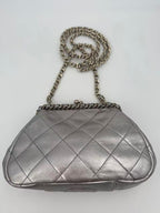 Chanel Choco Bar Kiss Lock Chain Shoulder Bag