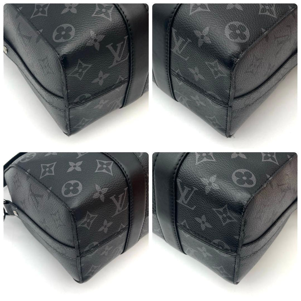 Louis Vuitton Monogram Eclipse City Keepall Shoulder Bag That Goes With Any Outfit