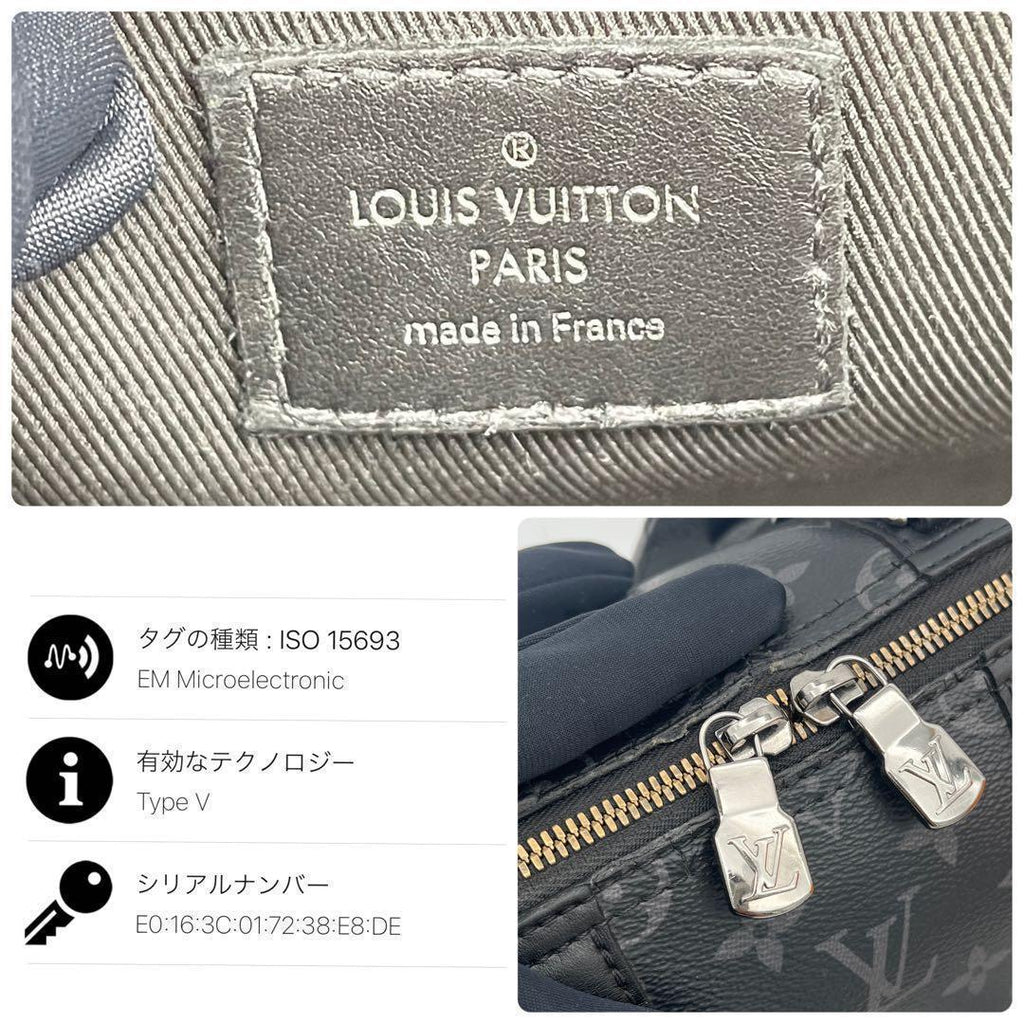 Louis Vuitton Monogram Eclipse City Keepall Shoulder Bag That Goes With Any Outfit