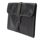 Hermes Gigier GM Box Calf Clutch — view 3