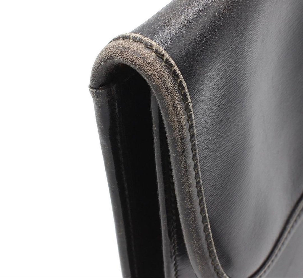 Hermes Gigier GM Box Calf Clutch — view 5