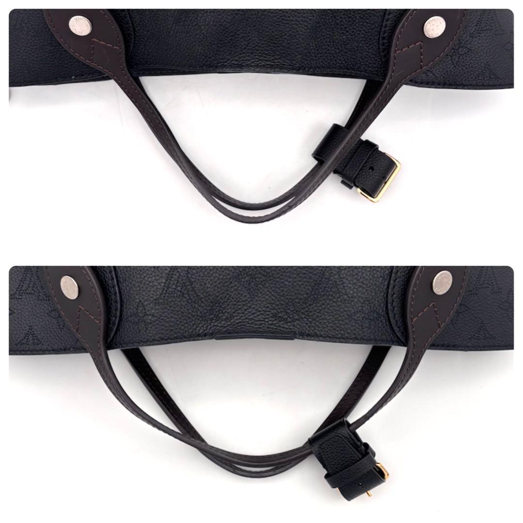 Louis Vuitton Mahina Hina PM Shoulder Bag Black — view 5