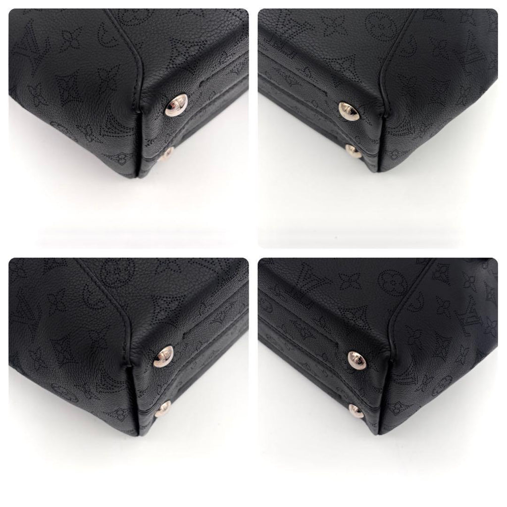 Louis Vuitton Mahina Hina PM Shoulder Bag Black — view 7