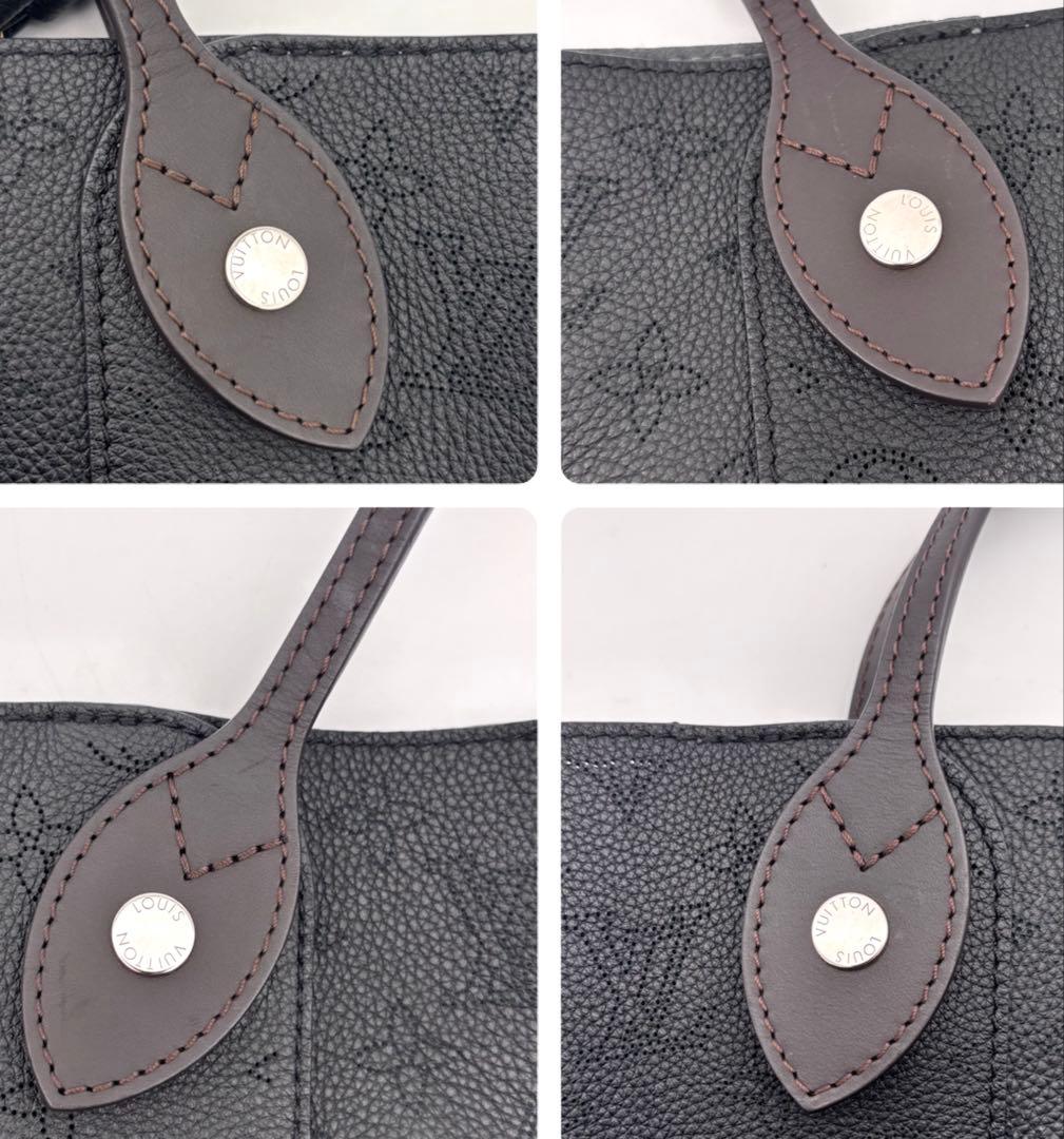 Louis Vuitton Mahina Hina PM Shoulder Bag Black — view 8