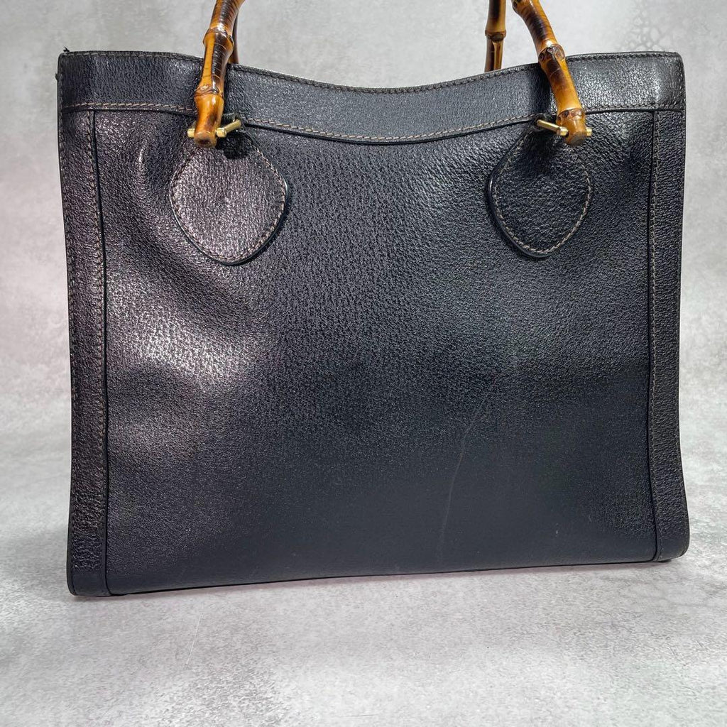 Gucci Handbag Diana Bamboo Black Leather — view 3