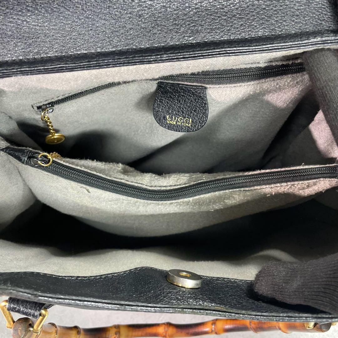 Gucci Handbag Diana Bamboo Black Leather — view 5