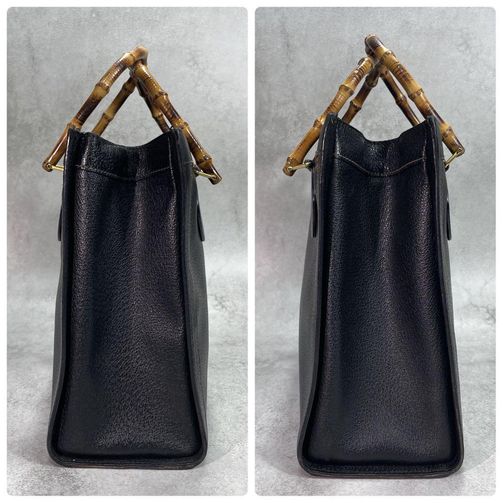 Gucci Handbag Diana Bamboo Black Leather — view 7