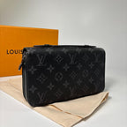 Louis Vuitton Monogram Eclipse Zippy XL Wallet — view 3