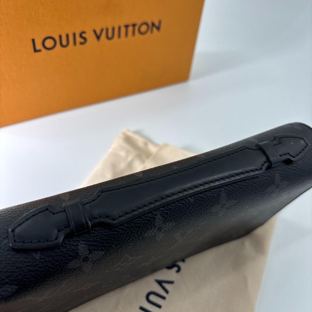 Louis Vuitton Monogram Eclipse Zippy XL Wallet — view 6