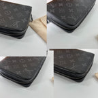 Louis Vuitton Monogram Eclipse Zippy XL Wallet — view 8