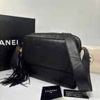 Chanel CC Logo Lambskin Shoulder Bag — view 2