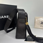 Chanel CC Logo Lambskin Shoulder Bag — view 4