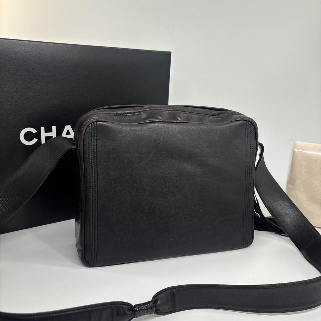 Chanel CC Logo Lambskin Shoulder Bag — view 5