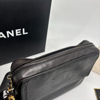 Chanel CC Logo Lambskin Shoulder Bag — view 6