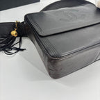 Chanel CC Logo Lambskin Shoulder Bag — view 7