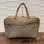 Dior Trotter Canvas Hand Bag Boston Brown — view 2