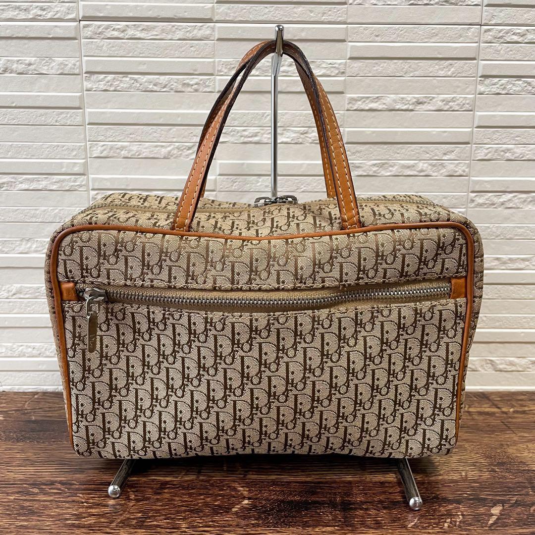 Dior Trotter Canvas Hand Bag Boston Brown — view 2