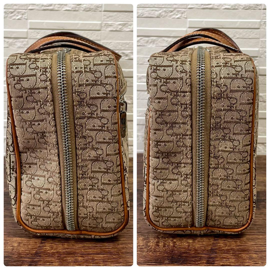 Dior Trotter Canvas Hand Bag Boston Brown — view 3