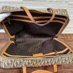 Dior Trotter Canvas Hand Bag Boston Brown — view 8