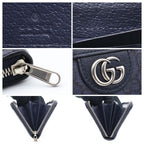 Gucci Ophidia Zip Around Wallet Navy — view 7