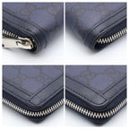 Gucci Ophidia Zip Around Wallet Navy — view 8