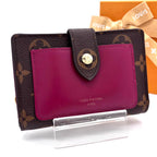 Louis Vuitton Monogram Portefeuille Juliette Fuchsia Pink Wallet