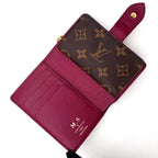 Louis Vuitton Monogram Portefeuille Juliette Fuchsia Pink Wallet — view 3