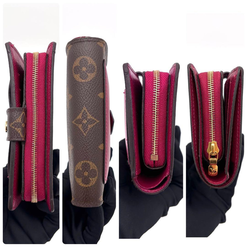 Louis Vuitton Monogram Portefeuille Juliette Fuchsia Pink Wallet — view 7