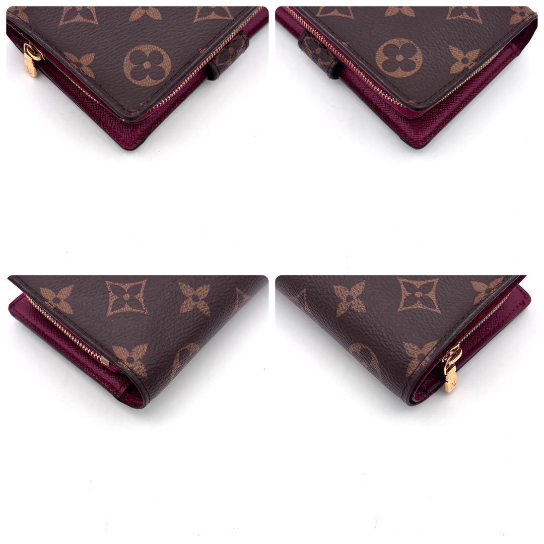 Louis Vuitton Monogram Portefeuille Juliette Fuchsia Pink Wallet — view 9