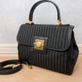 Fendi Pecan Pattern 2-Way Shoulder Bag Black