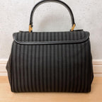 Fendi Pecan Pattern 2-Way Shoulder Bag Black — view 3