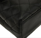 Chanel CC Logo Quilted Handbag Top Handle — view 5
