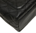 Chanel CC Logo Quilted Handbag Top Handle — view 7
