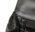 Chanel CC Logo Quilted Handbag Top Handle — view 9
