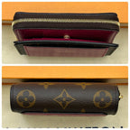 Louis Vuitton Portefeuille Lou Fuchsia Bifold Wallet — view 3