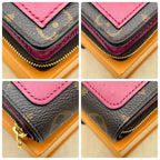 Louis Vuitton Portefeuille Lou Fuchsia Bifold Wallet — view 5