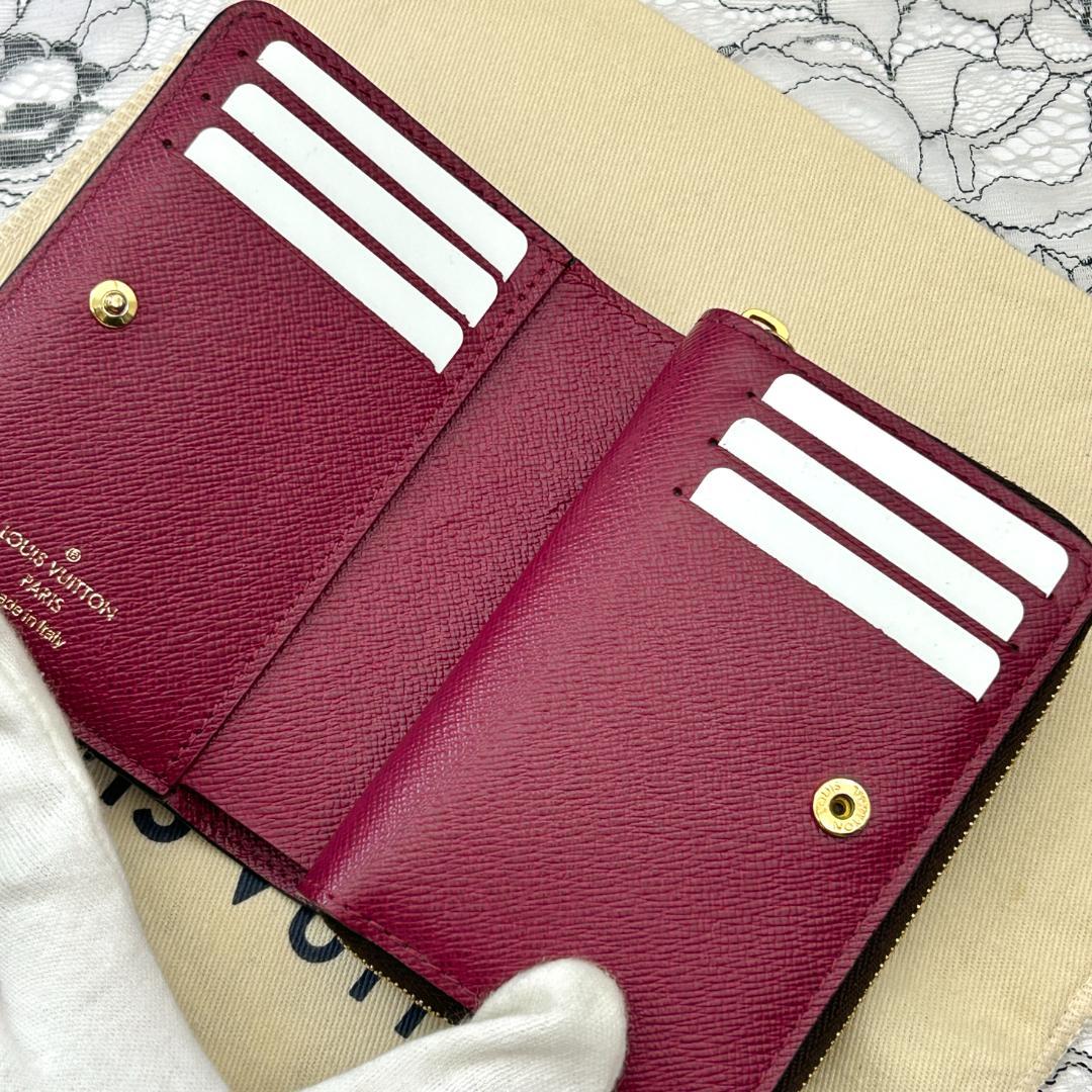 Louis Vuitton Portefeuille Lou Fuchsia Bifold Wallet — view 6