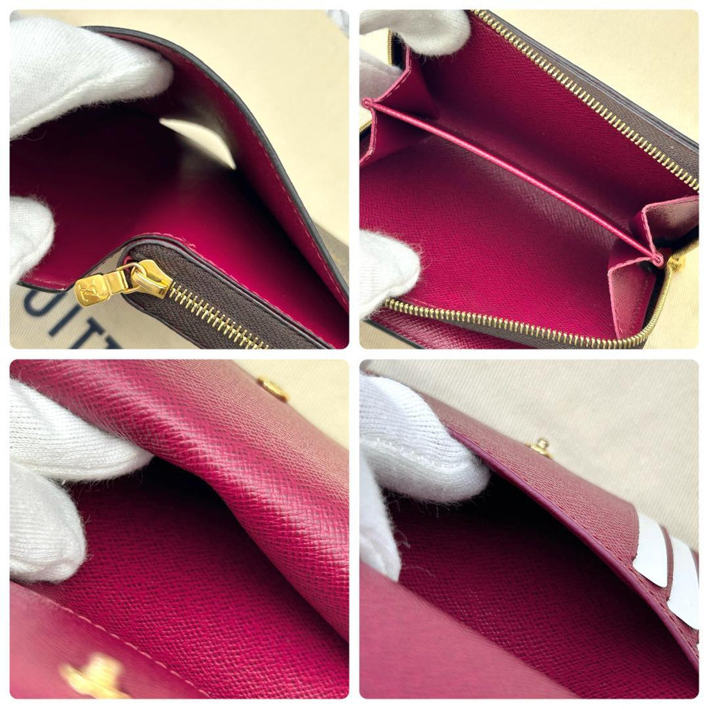 Louis Vuitton Portefeuille Lou Fuchsia Bifold Wallet — view 7