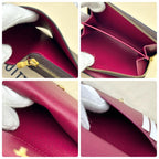 Louis Vuitton Portefeuille Lou Fuchsia Bifold Wallet — view 7
