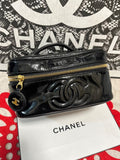 Chanel Vanity Handbag Black