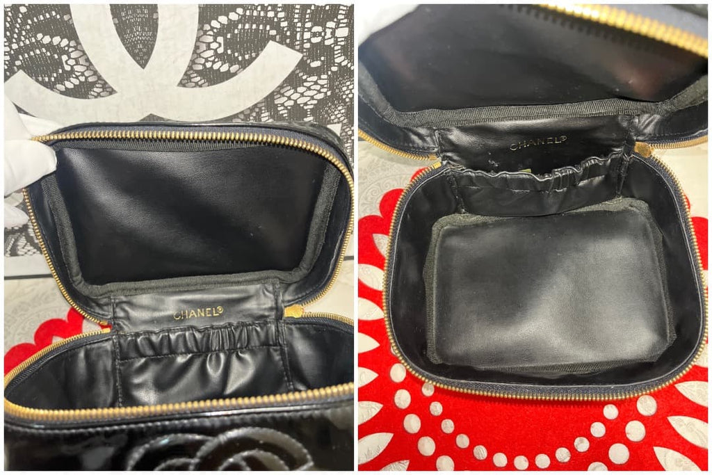 Chanel Vanity Handbag Black — view 7